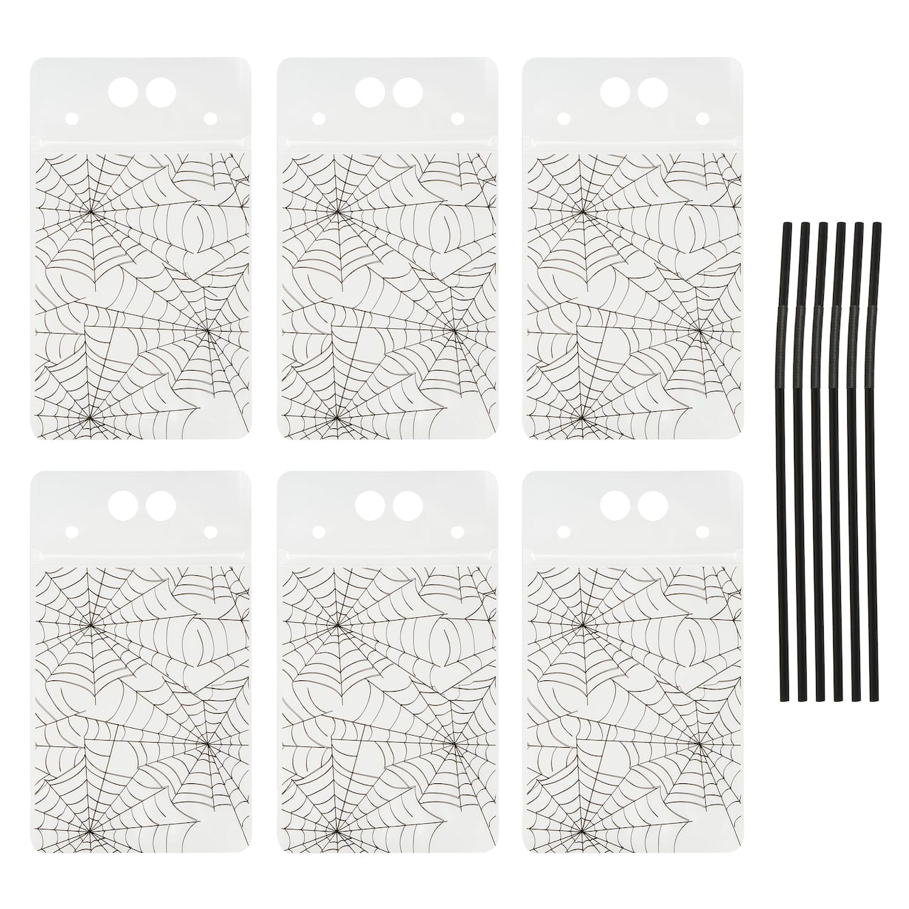 Spiderweb Drink Pouches, 6ct. by Celebrate It™